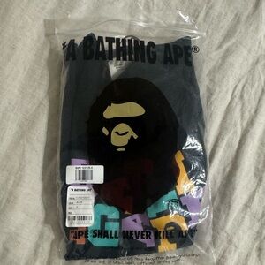 A Bathing Ape Black Short Sleeve Tee
